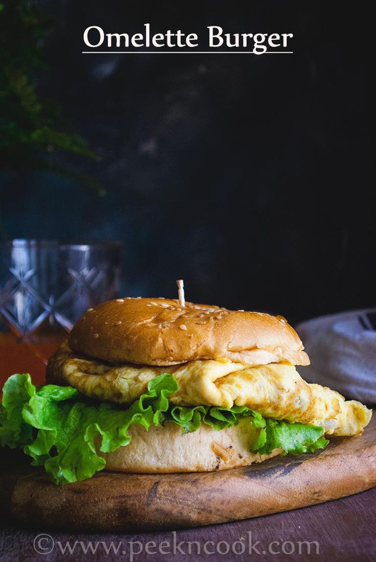 Burger with Egg